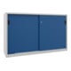 Pavoy Schiebetürenschrank, 1200x2000x400 mm, 4 Böden verzinkt, RAL 7035/5010-1