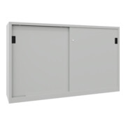 Pavoy Schiebetürenschrank, 1200x2000x600 mm, 4 Böden verzinkt, RAL 7035