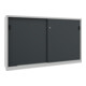 Pavoy Schiebetürenschrank, 1200x2000x600 mm, 4 Böden verzinkt, RAL 7035/7016-1