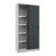 Pavoy Schiebetürenschrank, 1950x1000x400 mm, 4 Böden verzinkt, RAL 7035/7016-3