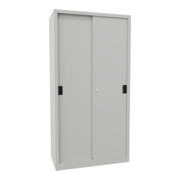 Pavoy Schiebetürenschrank, 1950x1000x500 mm, 4 Böden verzinkt, RAL 7035