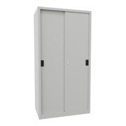 Pavoy Schiebetürenschrank, 1950x1000x600 mm, 4 Böden verzinkt, RAL 7035