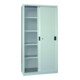 Pavoy Schiebetürenschrank, 1950x1000x600 mm, 4 Böden verzinkt, RAL 7035-4