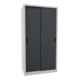 Pavoy Schiebetürenschrank, 1950x1000x600 mm, 4 Böden verzinkt, RAL 7035/7016-1