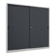 Pavoy Schiebetürenschrank, 1950x2000x600 mm, 8 Böden verzinkt, RAL 7035/7016