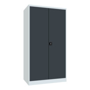 Pavoy Schwerlastschrank 1950x1040x630, 4 Fachböden a 120 kg Traglast, RAL 7035/7016