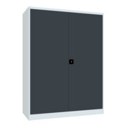 Pavoy Schwerlastschrank 1950x1470x630 Großraum, 4 Fachböden a 120 kg, RAL 7035/7016