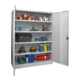 Pavoy Schwerlastschrank 1950x1470x630 Großraum, 4 Fachböden a 120 kg, RAL 7035-3