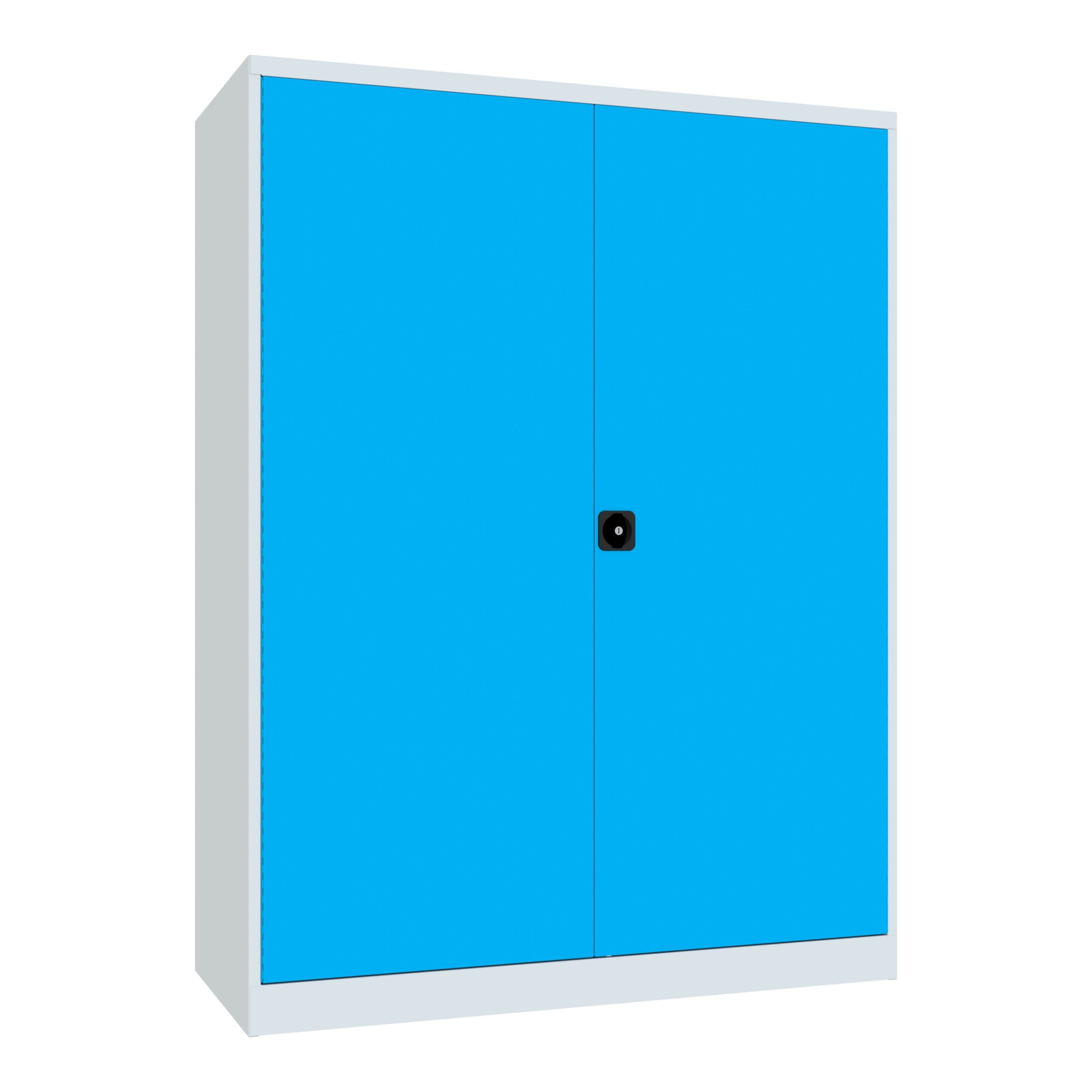 Pavoy Schwerlastschrank 1950x1470x630 Großraum, 4 FB a 120 kg, RAL 7035/5012