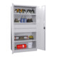 Pavoy Schwerlastschrank, 3 Fachböden a 200 kg, 2 Schubladen, RAL 7035-5