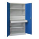 Pavoy Schwerlastschrank, 3 Fachböden a 200 kg, 3 Schubladen a 125 mm, Ral 7035/5010-2