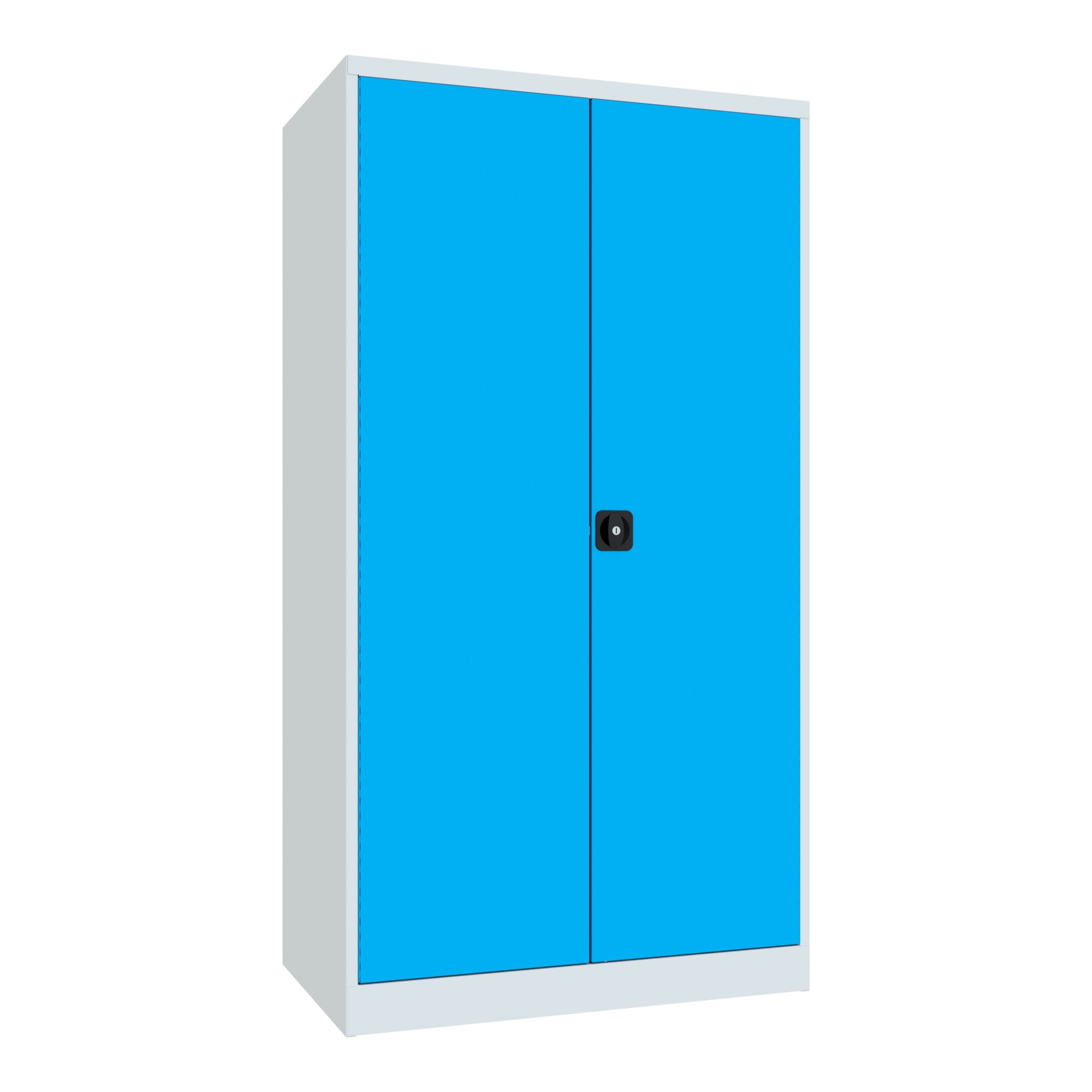 Pavoy Schwerlastschrank, Trennwand, 6 Fachböden a 200 kg, 4 Schubladen, RAL 7035/5012