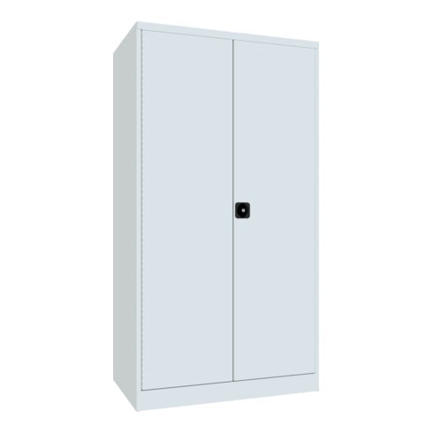 Pavoy Schwerlastschrank, Trennwand, 6 Fachböden a 200 kg, 4 Schubladen, RAL 7035