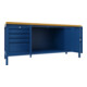 Pavoy Werkbank, 2000x700x900 mm, 2 Schubladenblöcke, 1 Schrank, RAL 5010