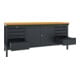 Pavoy Werkbank, 2000x700x900 mm, 2 Schubladenblöcke, 1 Schrank, RAL 7016