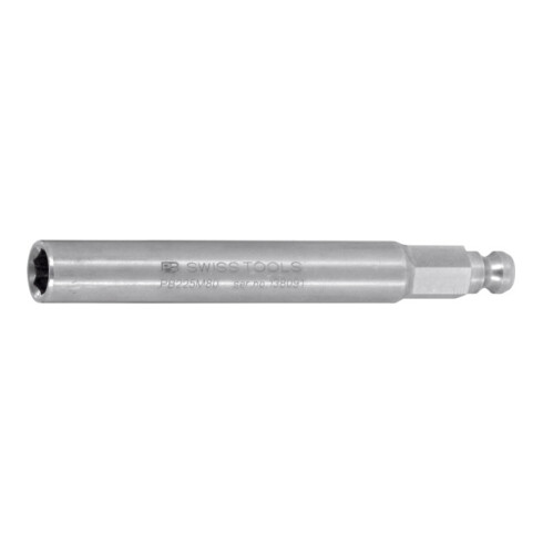 PB Swiss Tools 8 mm-steel, met magneet met 1/4 inch-bitopname, Totale lengte: 80 mm