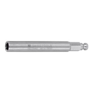 PB Swiss Tools 8 mm-steel, met magneet met 1/4 inch-bitopname, Totale lengte: 80 mm
