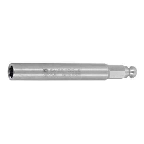 PB Swiss Tools 8 mm-steel, met magneet met 1/4 inch-bitopname, Totale lengte: 80 mm