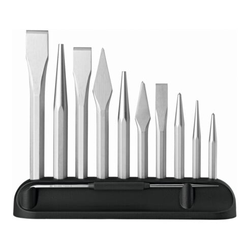 PB Swiss Tools Beitel- en drevelset in kunststof houder Speciale kwaliteit, Aantal gereedschappen: 11