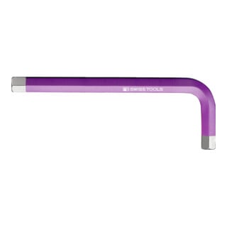 PB SWISS TOOLS Chiave maschio esagonale piegata esecuzione termoverniciata, Esagono: 8mm
