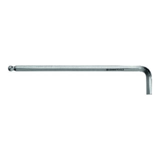 PB Swiss Tools Clé hexagonale coudée DIN 911L chromée 1/8" tête sphérique
