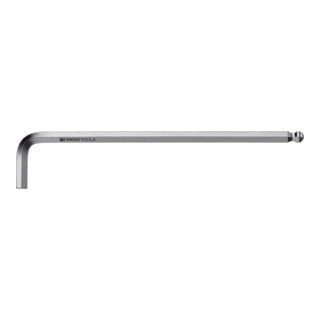PB Swiss Tools Clé mâle coudée 6 pans, longue chromée, Hexagonal: 7/32 Pouces