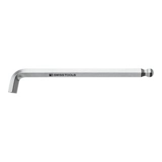 PB Swiss Tools Clé hexagonale coudée avec tête sphérique et manche court, chromée
