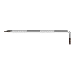 PB Swiss Tools Clé mâle coudée pour TX, moletée, Profil TX: TX6