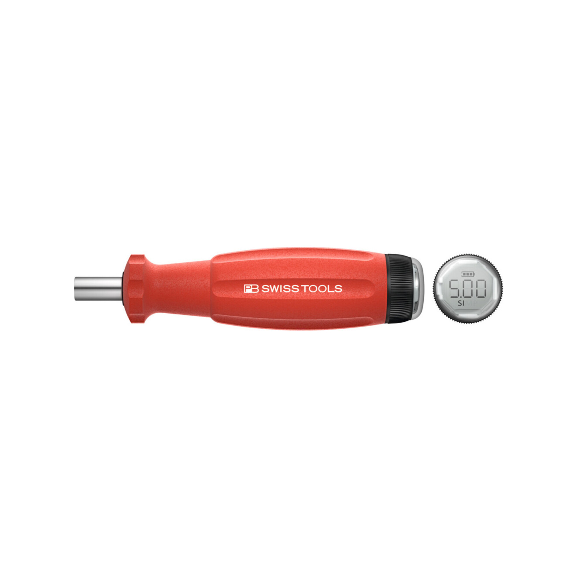PB Swiss Tools Drehmoment-Schraubendreher, mit Digitalanzeige, D-6,3-Bitaufnahme, 500 cN·m