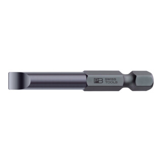 PB Swiss Tools Embout pour visà fente, tige E 6,3, Largeur embout / Longueur totale: 4/75 mm