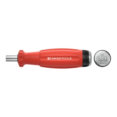 PB Swiss Tools Cacciavite dinamometrico con display digitale, attacco per bit D 6,3