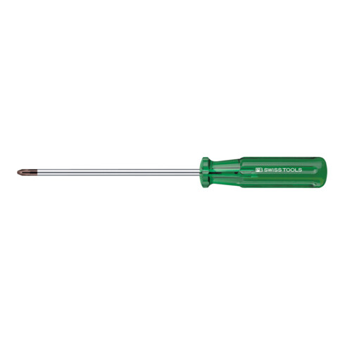 PB SWISS TOOLS Giravite per viti a croce Pozidriv, manico in plastica, Dim. impronta a croce: 1