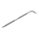 PB Swiss Tools haakse schroevendraaier zeskant, lang, met kartelrand, Zeskant: 1,5 mm