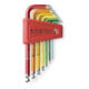 PB Swiss Tools haakse schroevendraaierset zeskant, met kogelkop, poedercoating, Aantal sleutels: 7-1