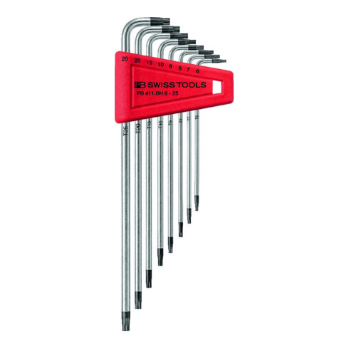 PB Swiss Tools Jeu de clés Allen coudées 8 pièces T6-T25, support plastique Swiss
