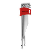 PB Swiss Tools Jeu de clés Allen coudées 9 pcs 1,5-10 mm DH tête sphérique en plastique