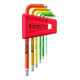 PB Swiss Tools Jeu de clés coudées 6 pièces 1,5-5mm Rainbow en support plastique-1
