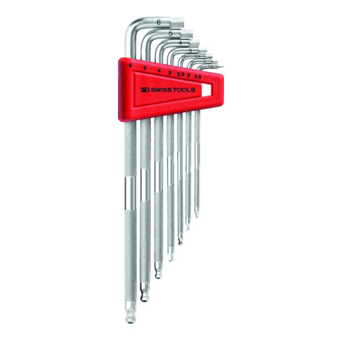 PB Swiss Tools Jeu de clés coudées 7 pièces 1,5-6mm porte-outil plastique SAFETY