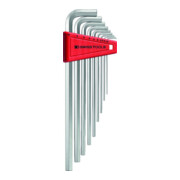 PB Swiss Tools Jeu de clés coudées 9 pièces 1,5-10 mm long, porte-outils plastique Swiss