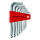 PB Swiss Tools Jeu de clés hexagonales à tête sphérique 9 pcs 1,5-10 mm support plastique-1