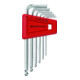 PB Swiss Tools Jeu de clés hexagonales coudées 6 pcs 1,5-5mm tête sphérique, porte-outil plastique-1