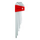 PB Swiss Tools Jeu de clés hexagonales coudées 6 pièces 1,5-5mm long Tête sphérique en porte-outils plastique-1