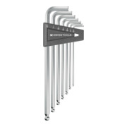 PB Swiss Tools Jeu de clés hexagonales coudées 7 pièces 3/32-5/16" tête sphérique