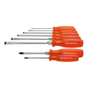 PB Swiss Tools Jeu de tournevis d’atelier visà fente et Phillips, Nombre de tournevis: 6/2