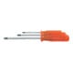 PB Swiss Tools Jeu de tournevis pour Phillips avec manche en plastique, Nombre de tournevis: 4-1