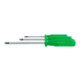PB Swiss Tools Jeu de tournevis pour Pozidriv, avec manche en plastique, Nombre de tournevis: 7-1