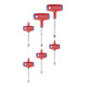 PB SWISS TOOLS Jeu de tournevis pour Torx, avec poignée transversale 6 pièces, Nombre de tournevis : 6-1