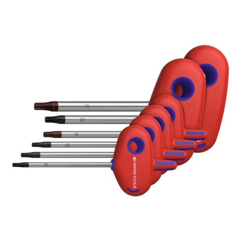PB Swiss Tools Jeu de tournevis pour Torx Plus, avec poignée transversale, 6 pièces