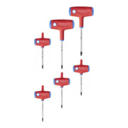 PB SWISS TOOLS Jeu de tournevis pour TX, avec poignée transversale 6 pièces, Nombre de tournevis : 6