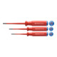 PB Swiss Tools Jeu de tournevis Slim pour Torx, Classic, 100% isolé, Nombre de tournevis: 3-1